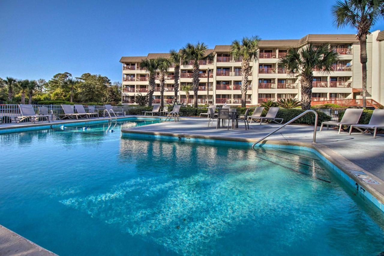 Hilton Head Condo With Balcony And Pool, Walk To Beach Хилтън Хед Айлънд Екстериор снимка